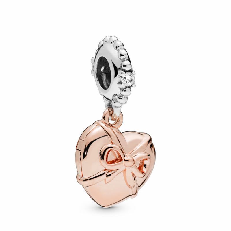 Pandora Rose™ Brazillian Heart Dangle Charm Egypt DW8342791